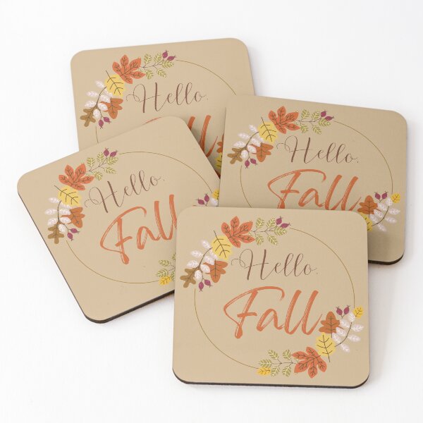 Item preview, Hello, Fall aesthetic Autumn design designed and sold by shtickfigures.