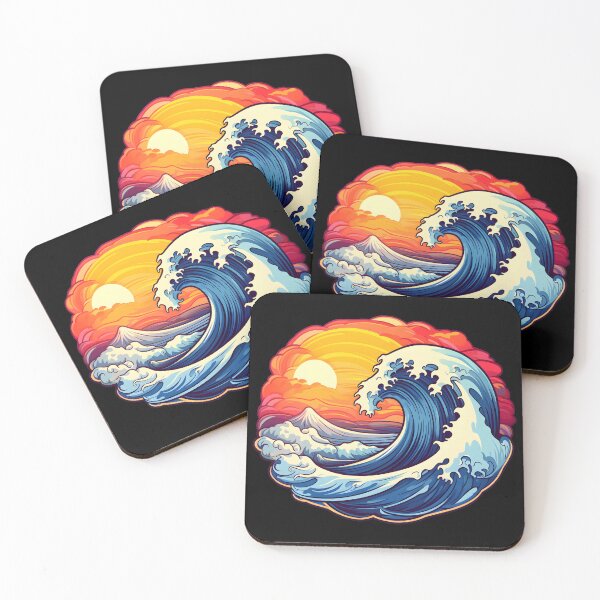 Item preview, Colorful Wave Artwork designed and sold by ArtbyAiGallery.