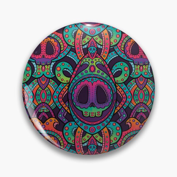 Aperçu de l'œuvre Neon Skulls - Une célébration vibrante créée et vendue par JBeasleyDesigns.