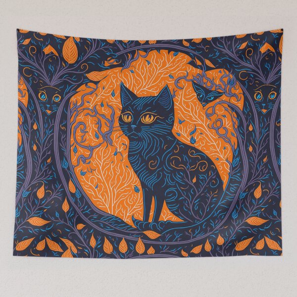 Item preview, Halloween Mystical Cat designed and sold by MvuuStudio.