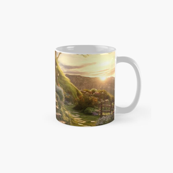 Large Oversized Noah's Ark Illustrated Graphic Coffee Tea Cup Mug