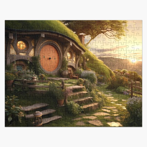 Item preview, Dusk Over the Shire designed and sold by Gravitylessarts.