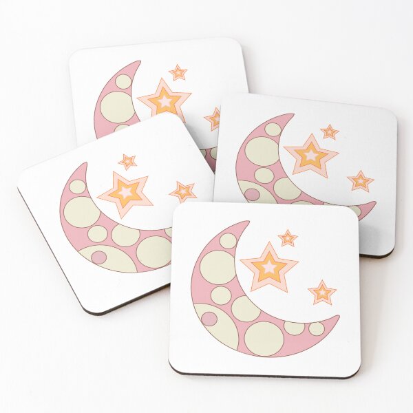 Item preview, Crescent Moon and Stars designed and sold by Delfyn Studios.