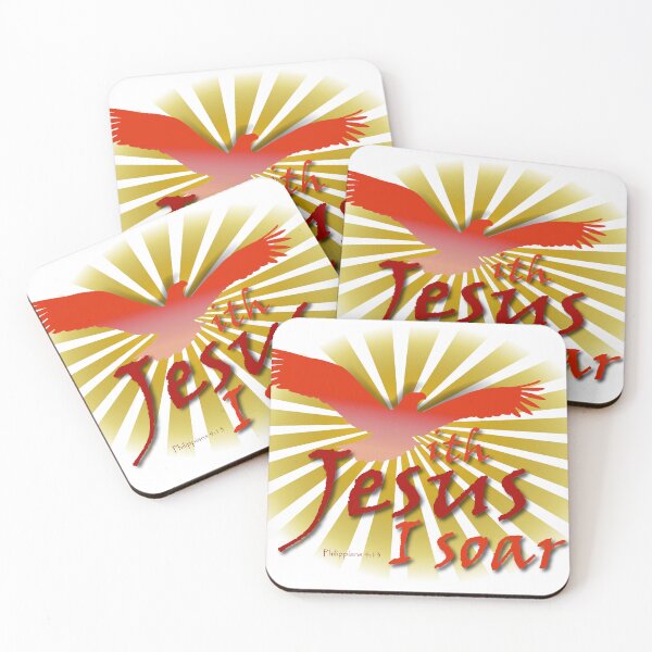 Item preview, With Jesus I Soar designed and sold by KalebsWitness.