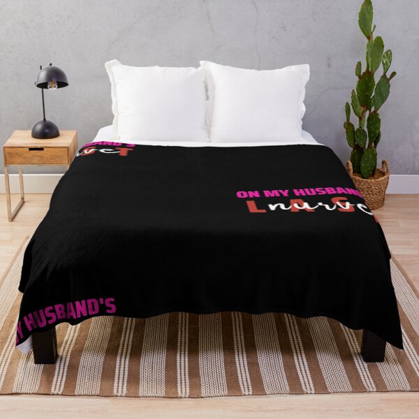 Item preview, On My Husband's Last Nerve Funny Wifelife Shirt, Honeymoon funny idea Classic T-Shirt designed and sold by StoreSB.