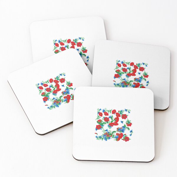 Item preview, Painted poppies isolated on white designed and sold by FlowerandDesing.