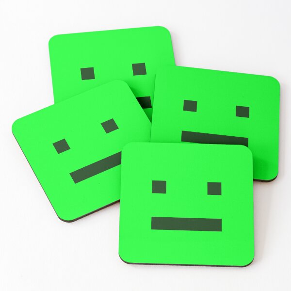 Item preview, Square Face - Green (Neutral) designed and sold by MaidenofIron157.