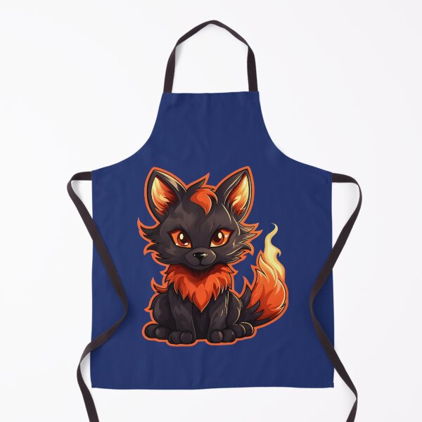 Item preview, Baby black fire fox with flaming tail designed and sold by Clearmind-Arts.
