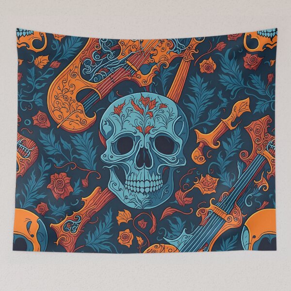 Item preview, Halloween Orchestral Skull designed and sold by MvuuStudio.