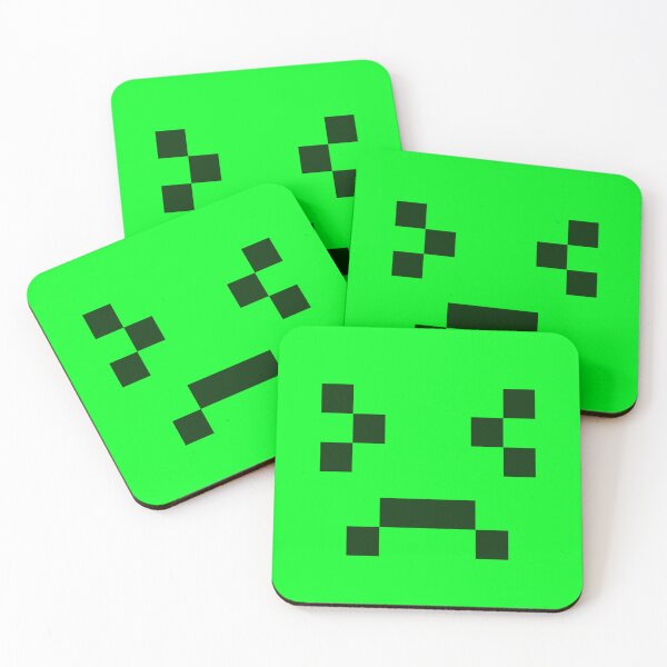 Item preview, Square Face - Green (Scrunch) designed and sold by MaidenofIron157.