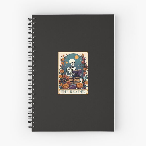 Item preview, Tarot Card Halloween Skeleton The Reader Bookish Women Men  designed and sold by AnneDaoust.