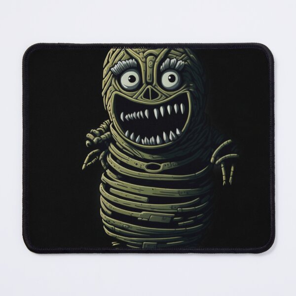 Item preview, Cartoonish halloween mummy with a goofy expression designed and sold by likbatonboot.