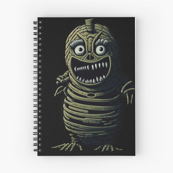 Item preview, Cartoonish halloween mummy with a goofy expression designed and sold by likbatonboot.