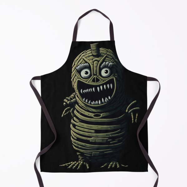 Item preview, Cartoonish halloween mummy with a goofy expression designed and sold by likbatonboot.