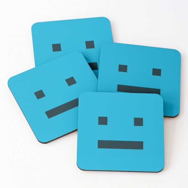 Item preview, Square Face - Blue (Neutral) designed and sold by MaidenofIron157.