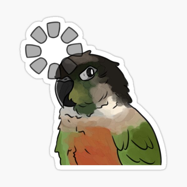 Item preview, Loading Birb designed and sold by 2-green-floofs.