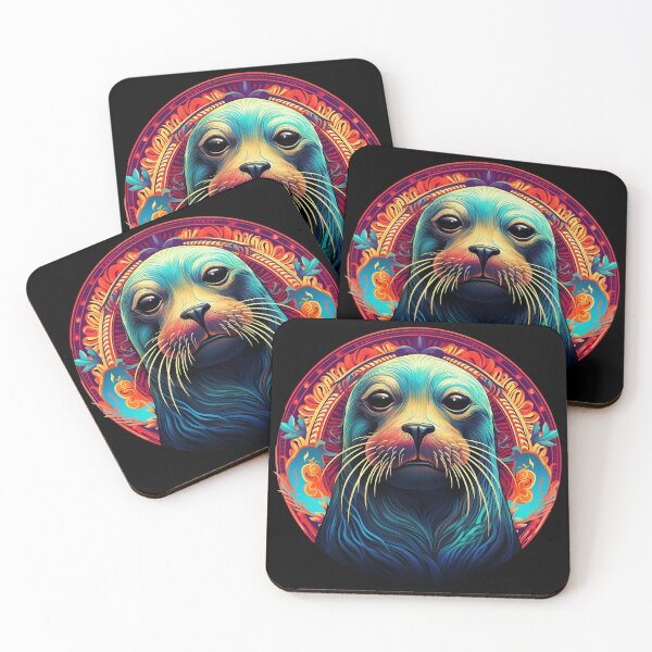 Item preview, Psychedelic Seal: Ocean Serenity designed and sold by PsyCloth.