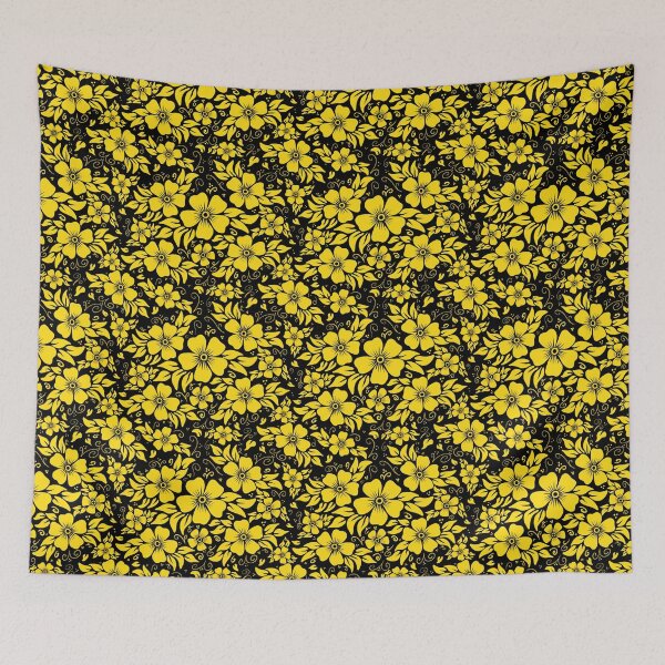 Item preview, Yellow Flowers Pattern designed and sold by OneCraftyLady.