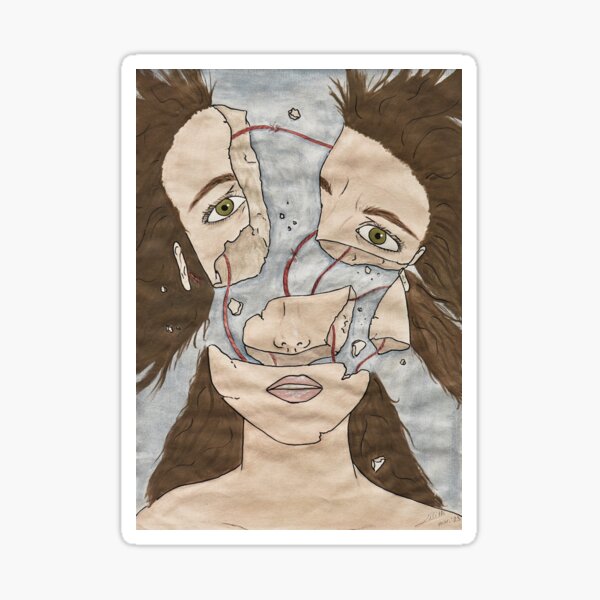 Iris - Surreale Erkenntnis Sticker