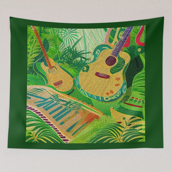 Item preview, Whimsical Tropical Melody Fun designed and sold by Vicki Pelham.
