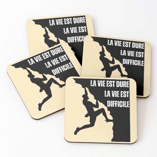 Item preview, . la vie est dure la vie est difficile designed and sold by HaileyLow.