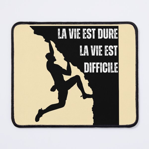 Item preview, . la vie est dure la vie est difficile designed and sold by HaileyLow.