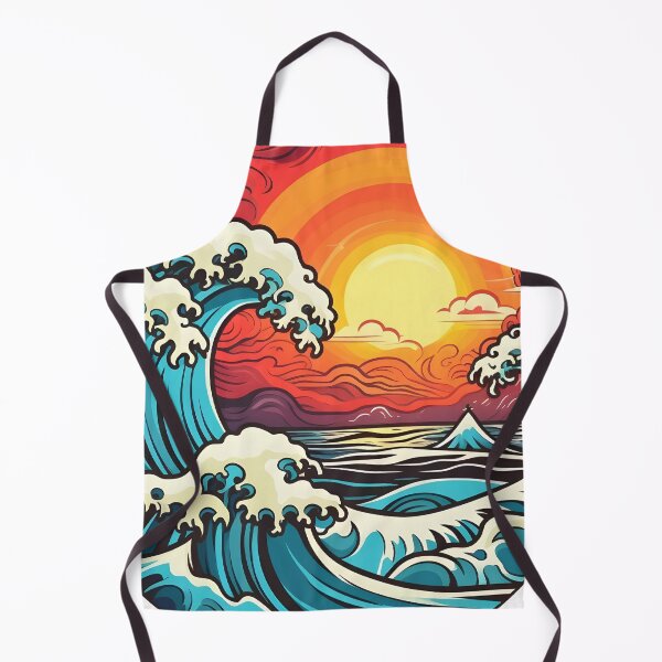 Item preview, Colorful Wave Artwork designed and sold by ArtbyAiGallery.