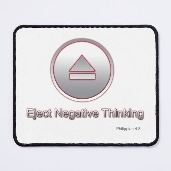 Item preview, Eject Negative Thinking designed and sold by KalebsWitness.