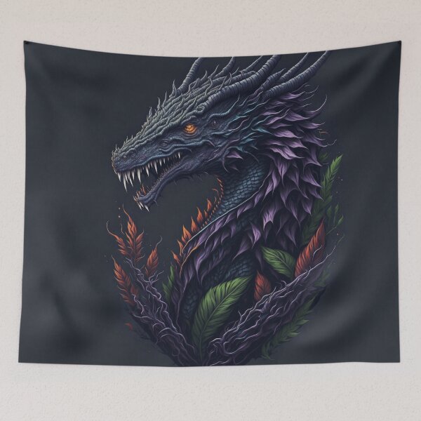 Item preview, Nature Dragon Fantasy Art designed and sold by druidwolfart.