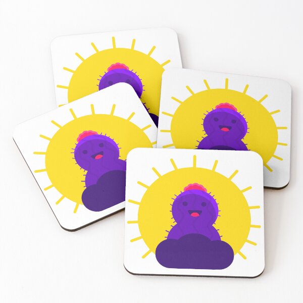 Item preview, cactus in purple designed and sold by colorsofcherry.