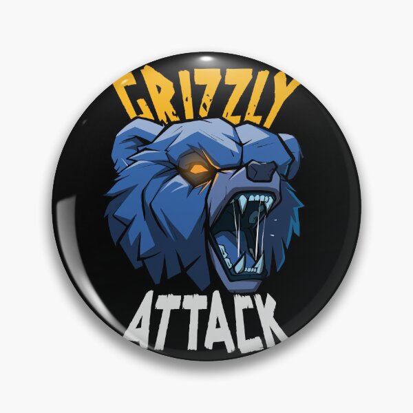 Item preview, Grizzly Bear Attack designed and sold by Canache.
