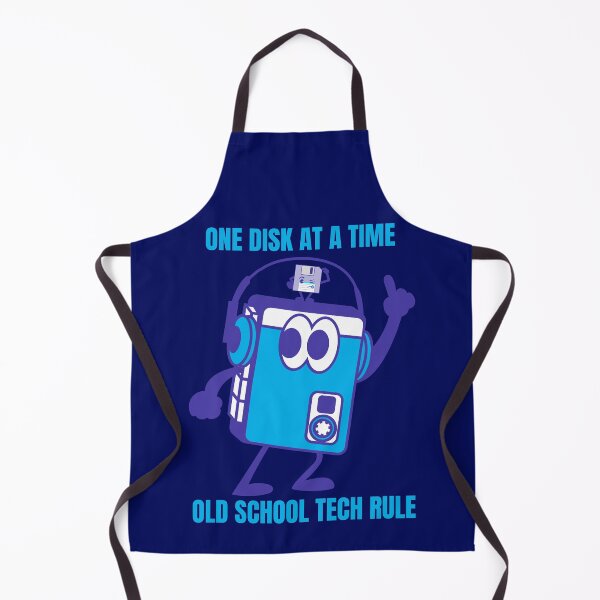 Item preview, One Disk at a time, Old School Tech Rule designed and sold by HaileyLow.