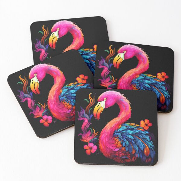 Item preview, Psychedelic Confused Flamingo: Whimsical Wanderings designed and sold by PsyCloth.