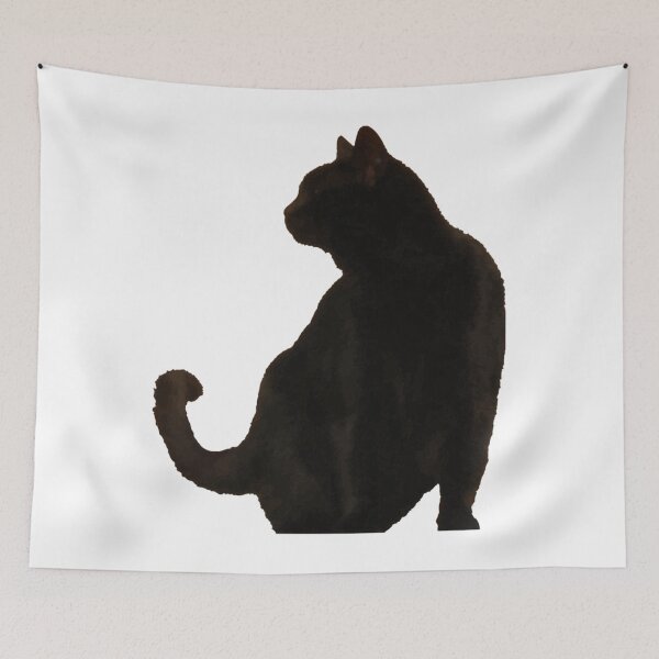 Item preview, Side View Silhouette Of A Black Cat Vector Art  designed and sold by LuzBosco.