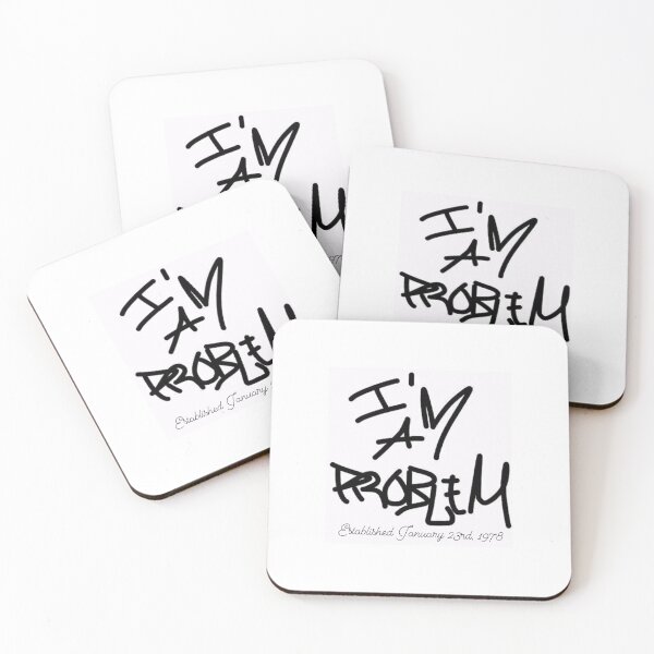 Item preview, BLACK AND WHITE designed and sold by IMAPROBLEM BRAND CLOTHING BY INFLUENCE GETEM.
