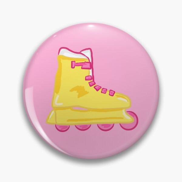 Item preview, Yellow and Pink Rollerskates designed and sold by RoserinArt.