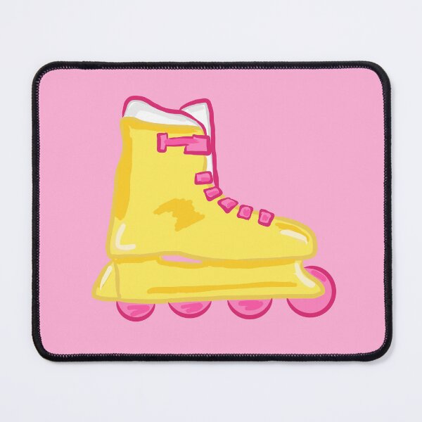 Item preview, Yellow and Pink Rollerskates designed and sold by RoserinArt.