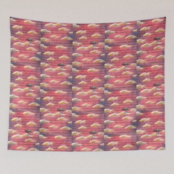 Item preview, Aliens exploring the pink sky designed and sold by Mooki-.