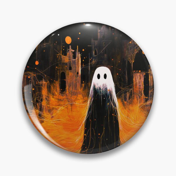 Artikelvorschau, Abstrakter Halloween-Geist entworfen und verkauft von OutOfTheBoxArt1.