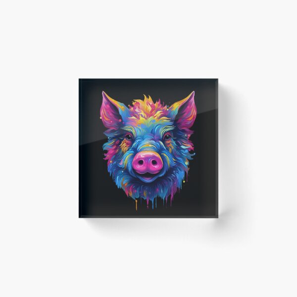 Item preview, Psychedelic Pig: Swirling Oinkfest designed and sold by PsyCloth.