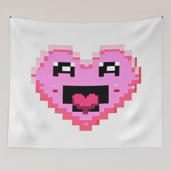 Item preview, Pixel Happy Heart - Pink Love designed and sold by pocketart2023.