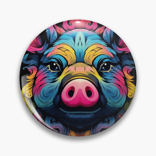 Item preview, Psychedelic Fat Pig: Plump Oinktopia designed and sold by PsyCloth.