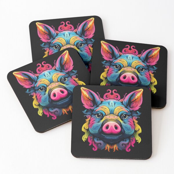 Item preview, Psychedelic Fat Pig: Plump Oinktopia designed and sold by PsyCloth.