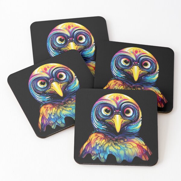 Item preview, Psychedelic Big Eyes Penguin: Enchanting Gaze designed and sold by PsyCloth.