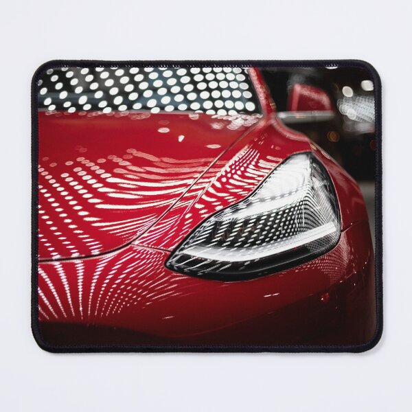 Item preview, Red Tesla Model 3 Electric Car Fast car designed and sold by Andrew Villanueva.