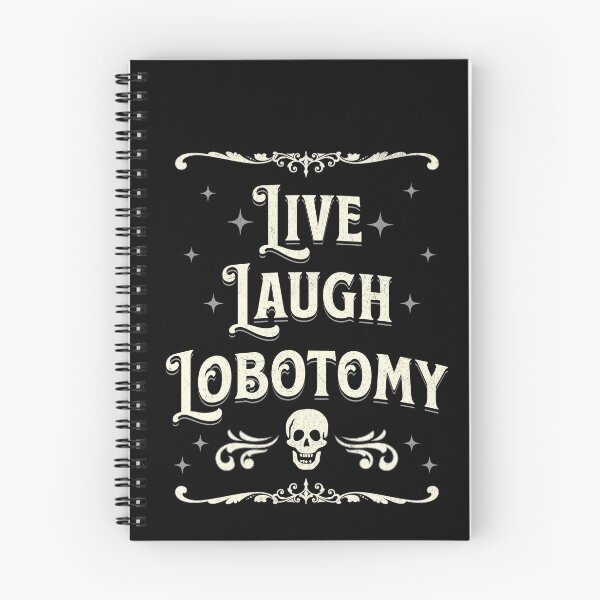 Aperçu de l'œuvre Live Laugh Lobotomie Vintage Goth Humour créée et vendue par PUFFYP.