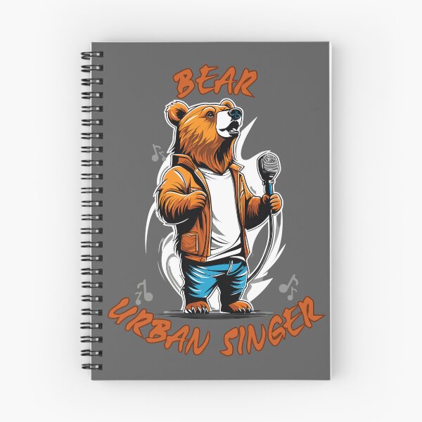 Item preview, Bear Urban Singer designed and sold by tinytwist.