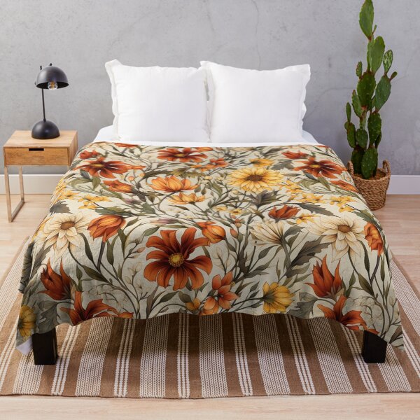 Item preview, Later Sunflowers, the Year’s Last Smile—yes, even bright yellow sunflowers, all bloom around September and October. Fall floral pattern, autumn floral print, floral wall art designed and sold by ignasirus.