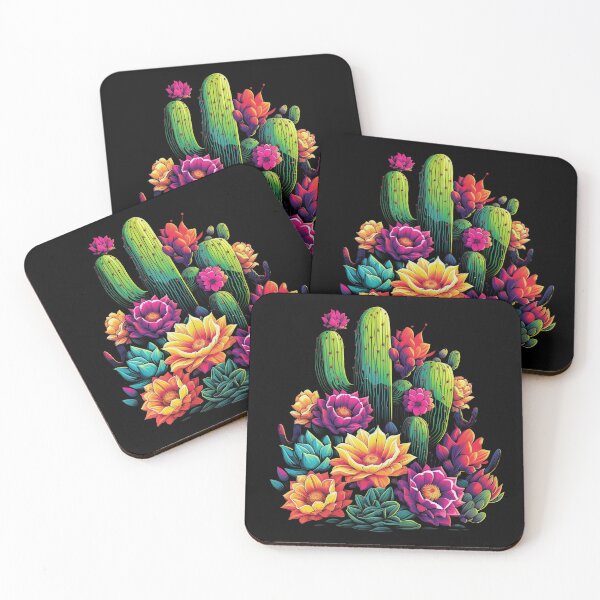 Item preview, Psychedelic Cactus Flower: Blooming Oasis designed and sold by PsyCloth.
