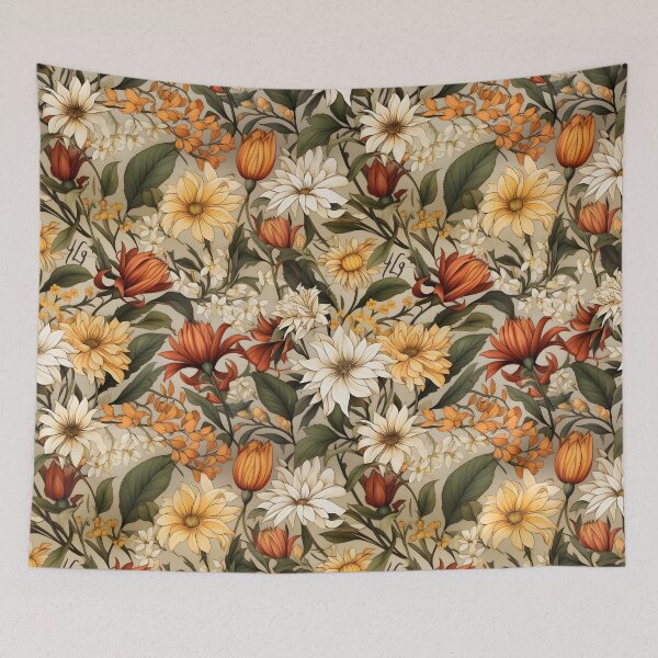 Item preview, Early fall flowers for weddings—If fall had a signature bloom, it would be the dahlia. Zinnia, cosmos, mums, scabiosa, and sunflowers are also popular varieties.  designed and sold by ignasirus.